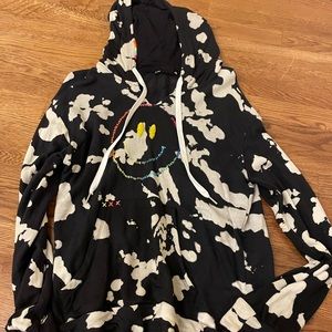 Global love tye dye hoodie